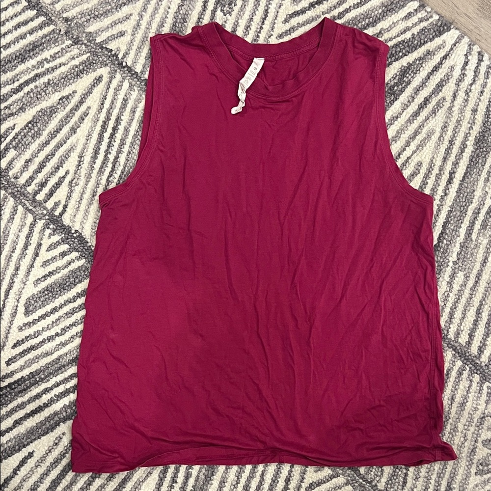 Lululemon Sleeveless Magenta Top / Muscle Tee
